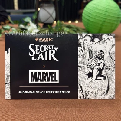 MTG Secret Lair Marvel Spider-Man: Venom Unleashed (Inks) 🔥IN HAND Ships Today - Image 1 of 4