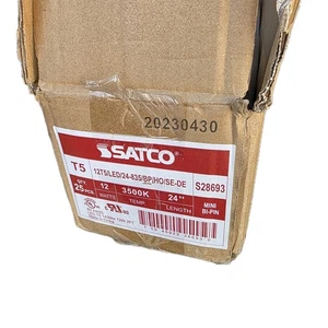 Satco S28693 LED T5 Bulb - 12T5/LED/24-835/BP/HO/SE-DE 1 Pack OF 25 BULBS - Picture 1 of 5