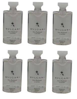 Lote de 6 champú Bvlgari au the blanc cada 2,5 oz total de 15 oz Foto 1 de 2