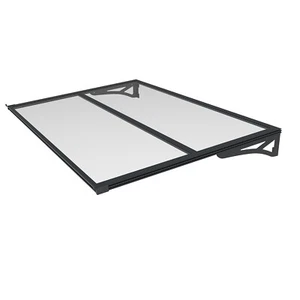 SCHARTEC Aluminium Vordach W1000 Haustürvordach Haustür Überdachung Pultvordach - Bild 1 von 22