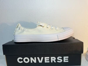 Slip donna Converse taglia 8 CTAS Shorline bianco - Foto 1 di 6