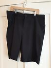 George Size 38 Waist Black Polyester Shorts