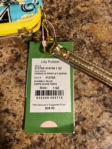 Lilly Pulitzer  Shorley Blue Blue Phone Case Wallet Wristlet Multi color - Picture 1 of 8