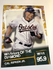 2020 Topps WARriors of the Diamond Jumbo 5x7 Cal Ripken Orioles WOD31 05/10