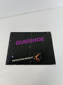 Gumshoe Nintendo NES Instruction Booklet Manual Only 5 Screw Black Box Series