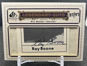 2009 Upper Deck SP Legendary Cuts Ray Boone Cut Auto Autograph Indians