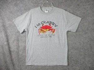Camisa De Colección Crab Baltimore MD Para Hombres Gris Mediano I'm Crabby Leave Me Alone Angry - Imagen 1 de 7