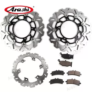 For Suzuki Hayabusa GSX1300R 2013-2020 Front Rear Brake Disc Rotor & Brake Pads - Picture 1 of 12