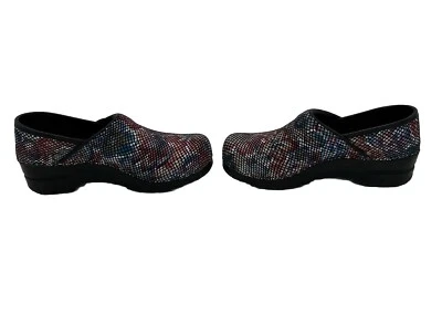 Zuecos daneses Sanita para mujer talla 38 EE. UU. para mujer talla 7,5 diseño de flores Foto 1 de 4