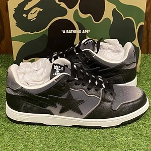 A Bathing Ape Bape SK8 Sta #4 "Black" / Uomo US Taglia 13 / Nuovo con scatola - Foto 1 di 9