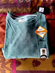 Noble Outfitters Men Best Dang Work Tee Size XL Reg Long Sleeve Forest Green - Picture 1 of 4