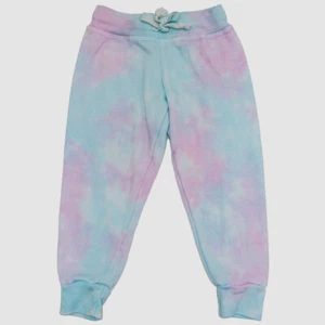 $97 T2Love Kid's Girl's Blue Cotton Candy Tie Dye Sweatpants Size 10 - Picture 1 of 3