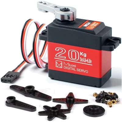 Servo Motor High Torque Digital Waterproof 20kg R C Car Robot 270 Grad Steuerung - Bild 1 von 2