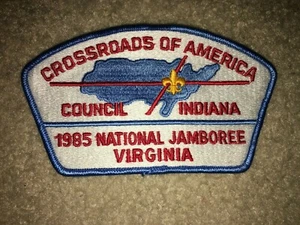 Boy Scout Crossroads America Indiana 2 Council JSP 1985 National Jamboree Patch - Picture 1 of 1