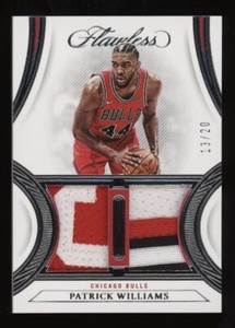 2021-22 Patrick Williams Panini Flawless Game Worn Jersey Patch #13/20 *NICE*