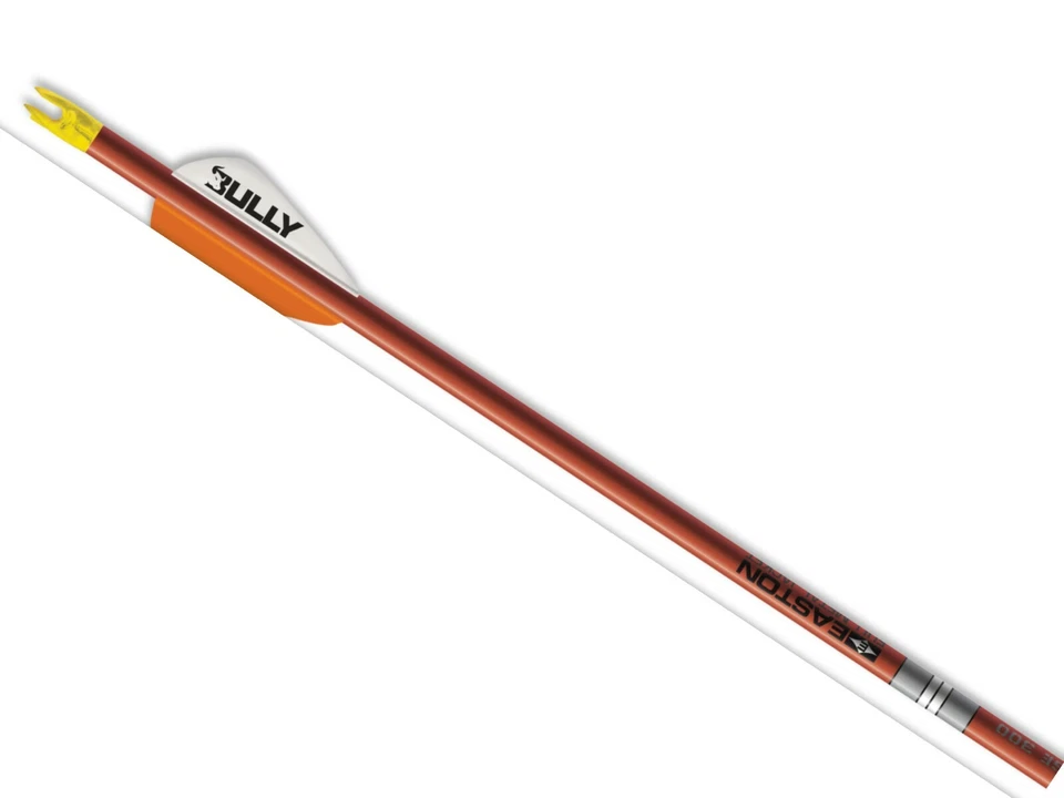 Easton - FMJm - 5MM AUTUMN ORANGE - 2'' BULLY VANES - 250 - AUTUMN ORANGE - 6pk - Image 1 of 1