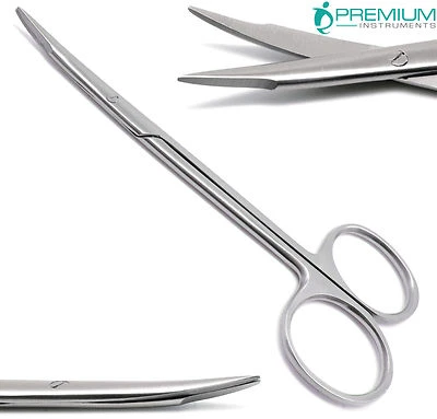 Steven Tenotomy Scissors 4.5" Curved Tip 3cm Surgical Premium Instruments - Image 1 of 4