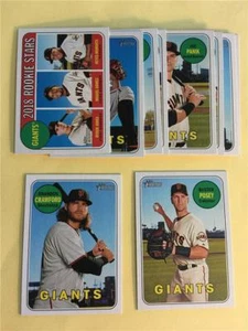 2018 Topps Heritage San Francisco Giants Low & High # Base Team Set 23 Cards - Picture 1 of 1
