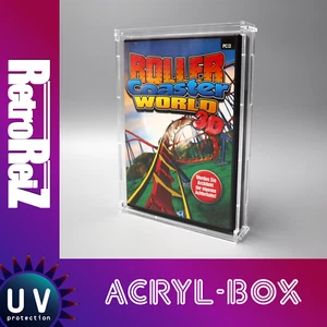 RetroReiZ Acryl Box Case UV Schutz für PC Spiele DVD OVP - PC Games Computer - Picture 1 of 12
