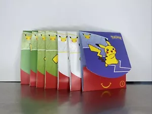 š„McDonalds Lot (7) Pokemon Trading Cards Packs New Sealed 25th Anniversary wBox - Picture 1 of 10