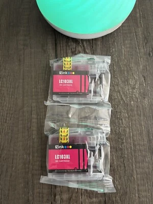 (2x) EZInk Pro  LC103XL Ink Cartridges Replacement  For Brother (Magenta) - Image 1 of 4