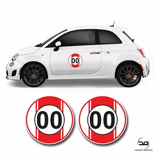 2x maßgeschneiderte personalisierte Rennnummer Quad Bike Auto Karting Vinyl Aufkleber Aufkleber - Bild 1 von 3
