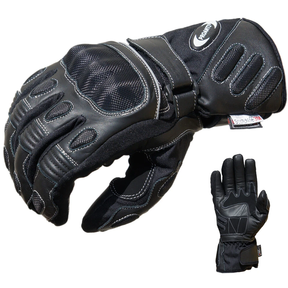 Motorcycle Gloves Rain Winter Touring Motorbike Gloves by Proanti - Image 1 of 1