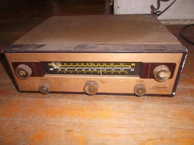 Sintonizador de ojos de tubo de vacío estéreo AM FM Lafayette de colección Foto 1 de 4