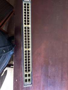 CISCO Catalyst 3750G Poe-48 WS-C3750G-48PS-S Rackmount Network Switch, WORKING - Picture 1 of 8