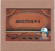 2011 Topps Manufactured Glove Leather Nameplate Paul Molitor #MGL-PM HOF EX-NM