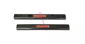 Brabus Style Einstiegsleisten Chrom Set Rote LED Smart Fortwo II 451 Roaster - Foto 1 di 10