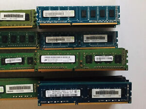 30 x 4GB sticks DDR3L PC3L-12800 1600MHz Memory Desktop PC RAM 240 Pin DIMM