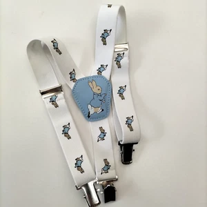 Vintage 90s Peter Rabbit Braces Suspenders Deadstock With Tags - Picture 1 of 9
