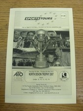 05/05/2007 Programme: Sports Tours - North Devon Trophy [At Braunton] U9-U13 Tou