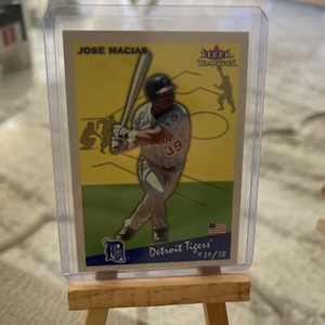 RARE 2002 FLEER * JOSE MACIAS * TIGERS * SP Short Print LOW 13/200 Baseball Card