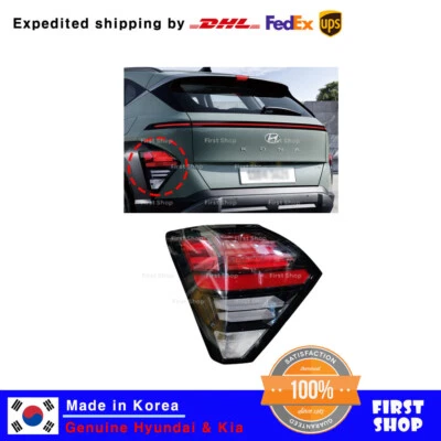 Genuine OEM REAR Tail Light LAMP Lower Left LH 92405BE100 For Hyundai Kona 2024 - Image 1 of 4