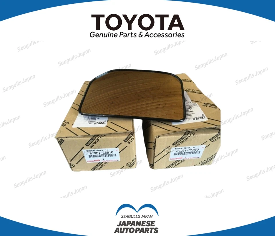 TOYOTA OEM OUTER REAR VIEW MIRROR Glass LH RH 87931-35B40 87961-35B10 - Image 1 of 1