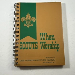 Cancionero de adoración When Scouts segunda impresión Boy Scouts of America Nueva Jersey - Imagen 1 de 14