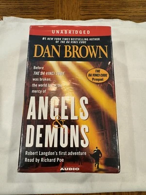 Angels & Demons - Dan Brown Audiobook New/Seal Unabridged 12 Cassettes Thriller Foto 1 de 4