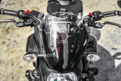 APTO PARABRISAS YAMAHA MT07 2014-2018 MEDIDOR VISERA CUBIERTA CARENADOS HUMO Foto 1 de 4