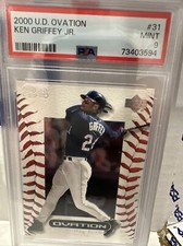 2000 Upper Deck Ovation Ken Griffey Jr. PSA 9 “Low Pop of 24”