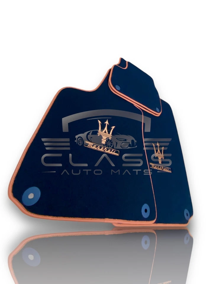 Floor Mats For Maserati Ghibli Levante Quattroporte Granturismo Grecale MC20 - Image 1 of 4