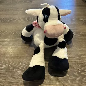 Bandana imbottita rossa 18" peluche mucca Hershey's nero e nero - Foto 1 di 4