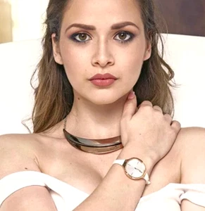 Calvin Klein Breathe Necklace KJ3DPJ200100 - Rose Gold Choker, Stainless Steel, - Picture 1 of 15