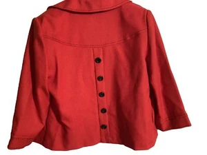 Perceptions New York Talla 16 Mujer’s Rojo 2 Piezas Top y Blazer A Juego - Imagen 1 de 7