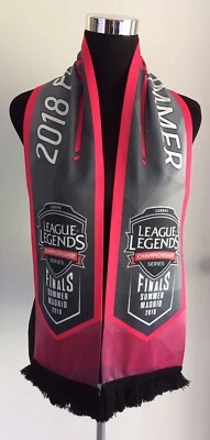 2018 Europe LEAGUE LEGENDS Championship FINALS Madrid Summer Games Scarf EU LCS - Image 1 of 4