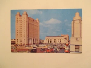 Fort Worth Texas Postcard Texas Pacific and Post Office Plaza TX - Picture 1 of 2