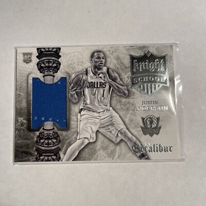 2015-16 Panini Excalibur Knight School Jerseys Card #25 Justin Anderson  