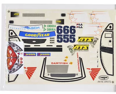 Dekorbogen 1:10 V8 STAR Ford Mondeo Premio Good Year ATS Aufkleber Carson 69072 - Image 1 of 3