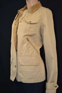 Ralph Lauren Tan Jacket Coat Corduroy Snaps NWT L $179 - Picture 1 of 1
